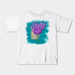 Bookish Lavender Kids T-Shirt
